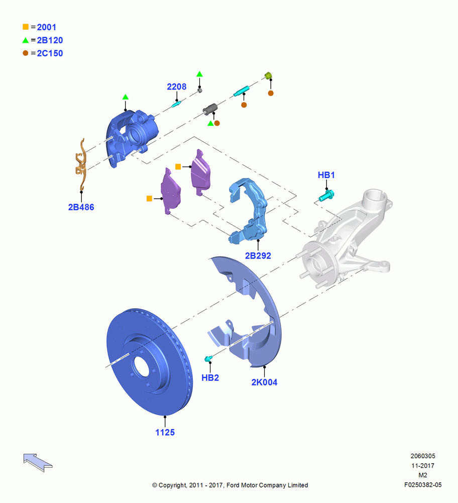 05 - Front Brake Discs and Calipers; 09/APR/2012-13/AUG/2019