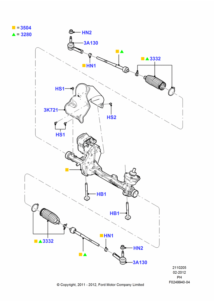 05C - Steering Gear; 06/FEB/2012-01/MAR/2019