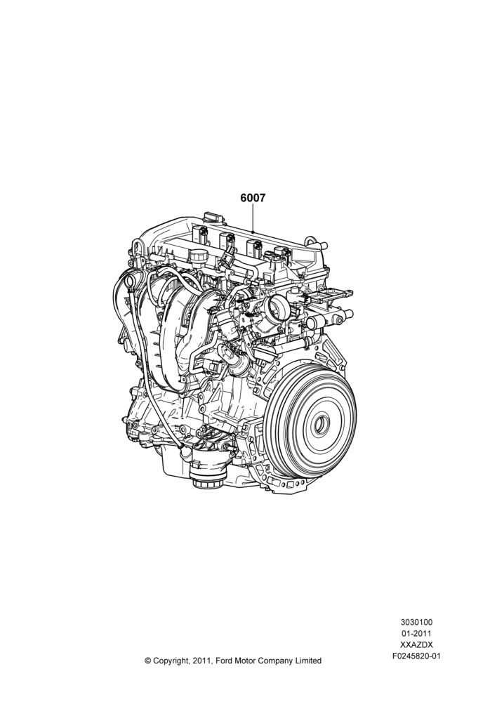 00 - Engine Assy Fully Dressed, 72V/350 AMP Electric Motor; 17/JAN/2011