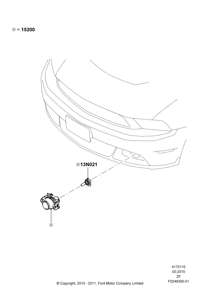 Front Fog Lamps, V8 Appearance Group
