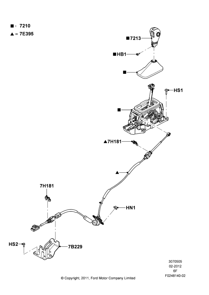 05H - Gear Change-Automatic Transmission, 6 Speed Auto Transmission 6F50, 6 Speed Auto Transmission 6F55; 29/FEB/2012