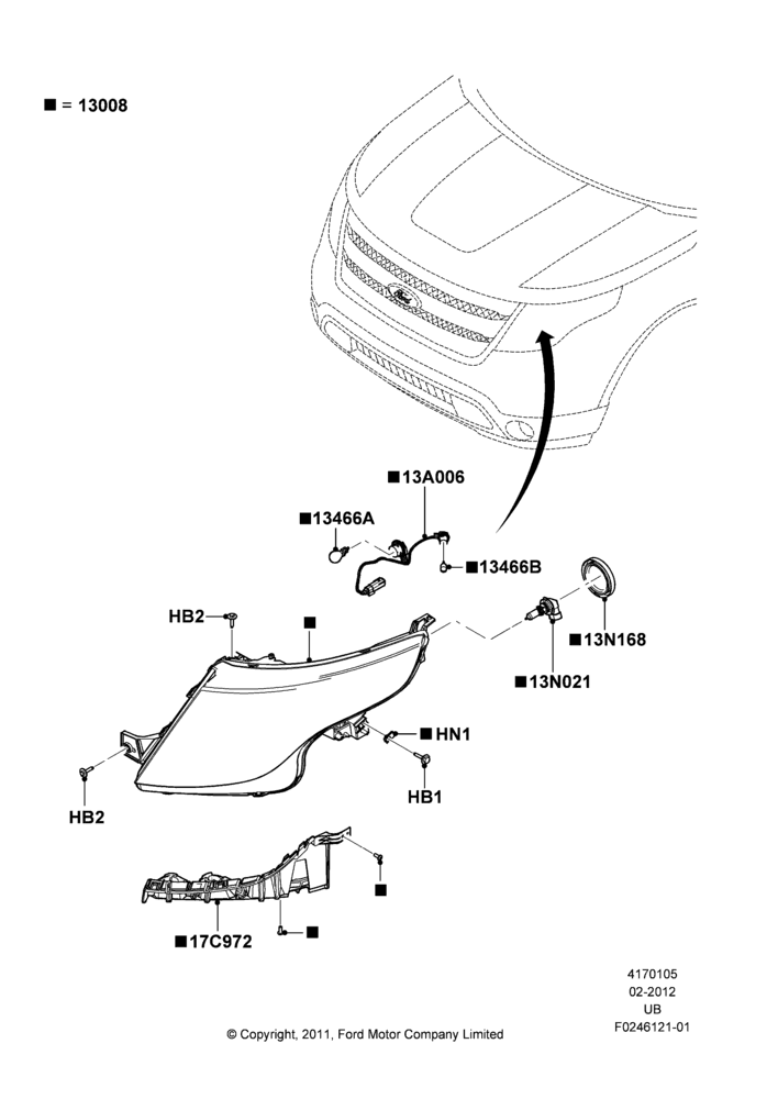Headlamps and Front Flasher Lamps, Headlamps - Halogen