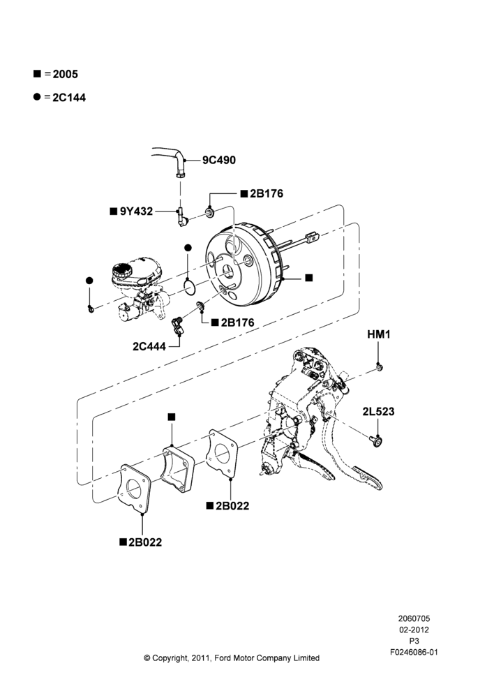 05B - Brake Booster; 29/FEB/2012