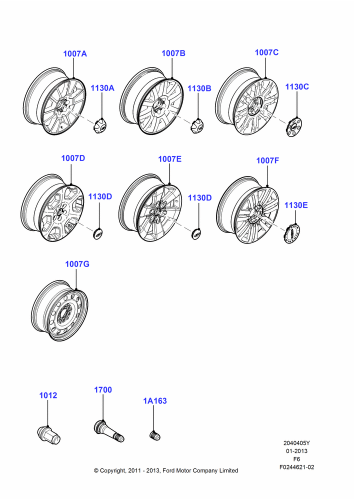 05Y - Wheels, With 20" Wheels; 24/OCT/2011-20/AUG/2012