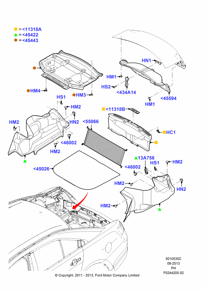 35C - Load Compartment Trim, (-) Police Version; 06/FEB/2012-01/MAR/2019