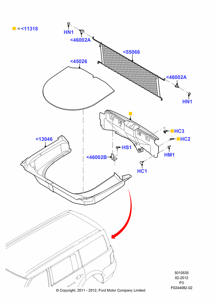 35B - Load Compartment Trim; 29/FEB/2012