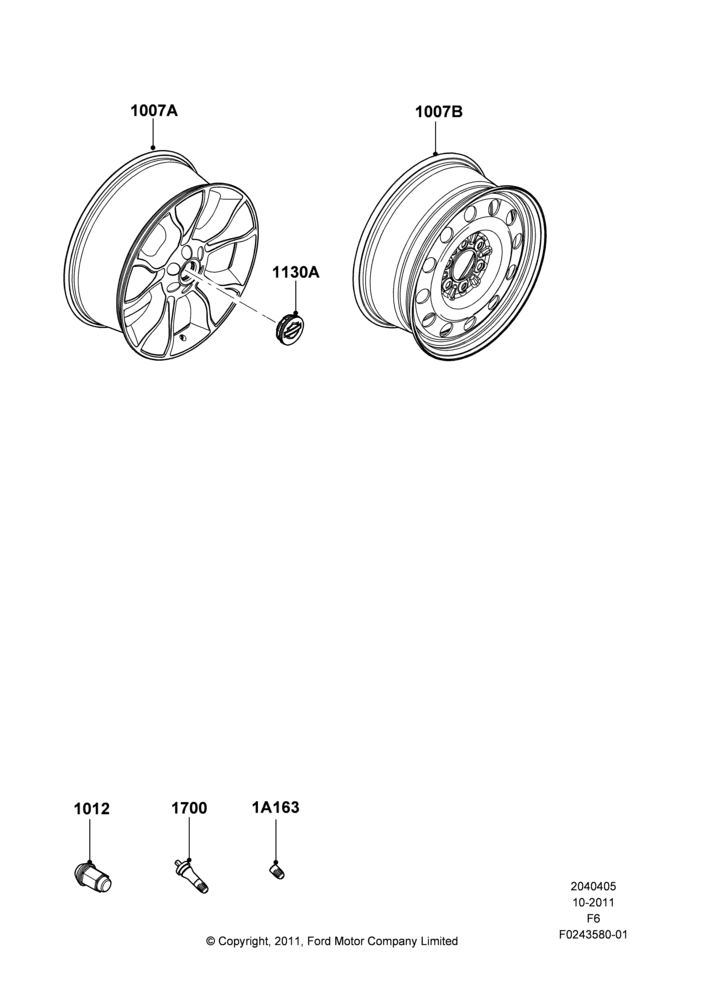 05V - Wheels, With 22" Wheels; 24/OCT/2011-20/AUG/2012