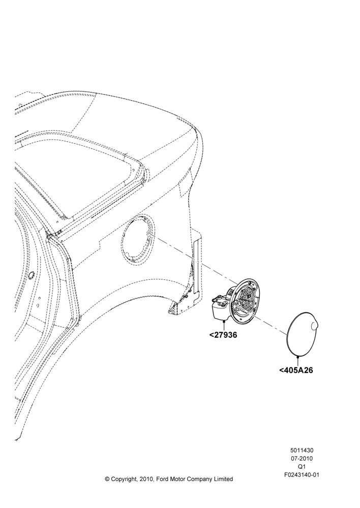 30B - Fuel Tank Filler Door and Controls; 12/JUL/2010-24/DEC/2014