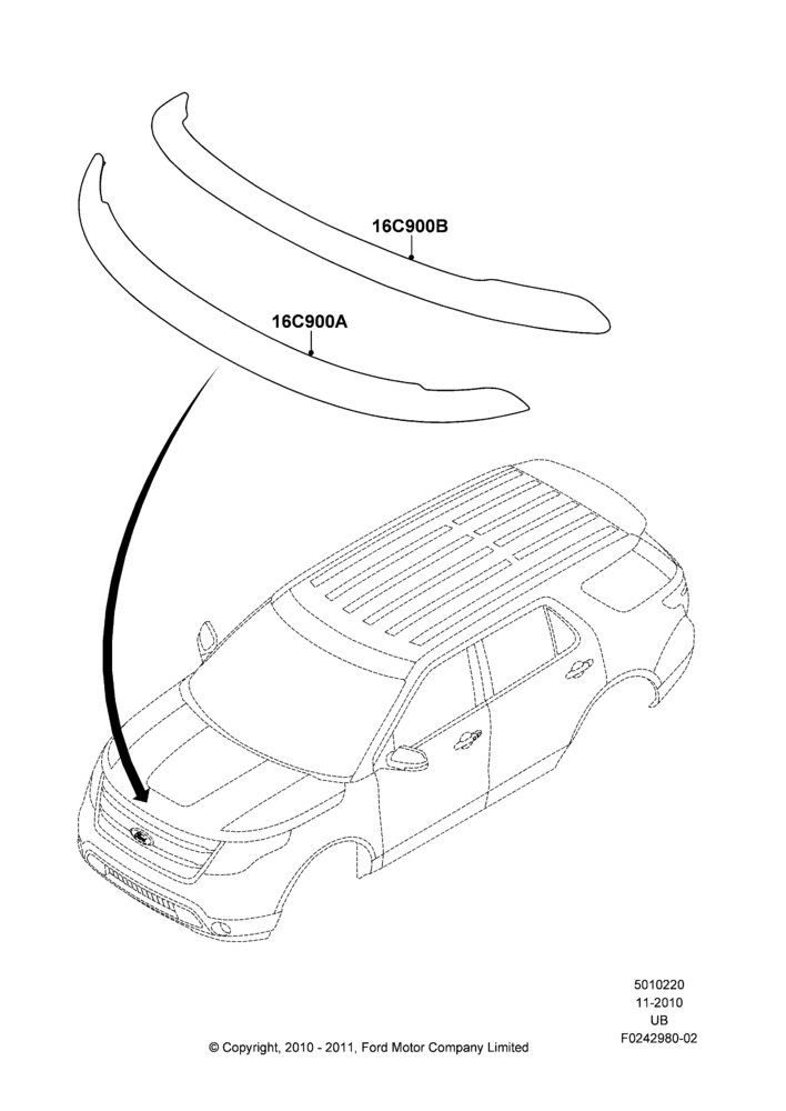 20XA - Hood and Related Parts, Accessory, Accessory Bug Shield; 04/OCT/2010-04/MAY/2015