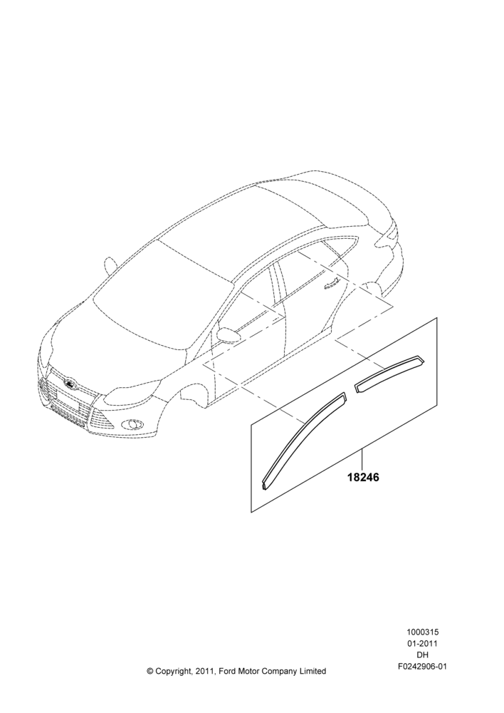 15XA - Body Dress Up Kits - Side, Accessory, Side Window Shades; 31/JAN/2011-14/NOV/2016