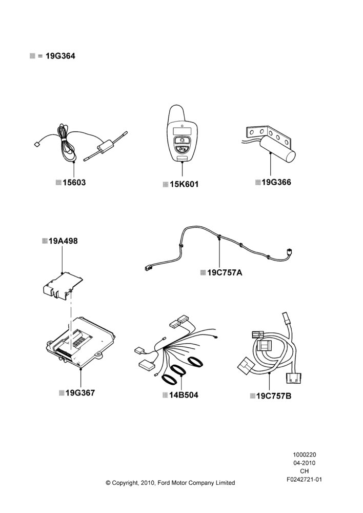 20D - Remote Starting Kit, Keyless Entry - Key Fob/ID Card, Accessory, Bi-Directional Remote Start; 26/APR/2010-27/APR/2013