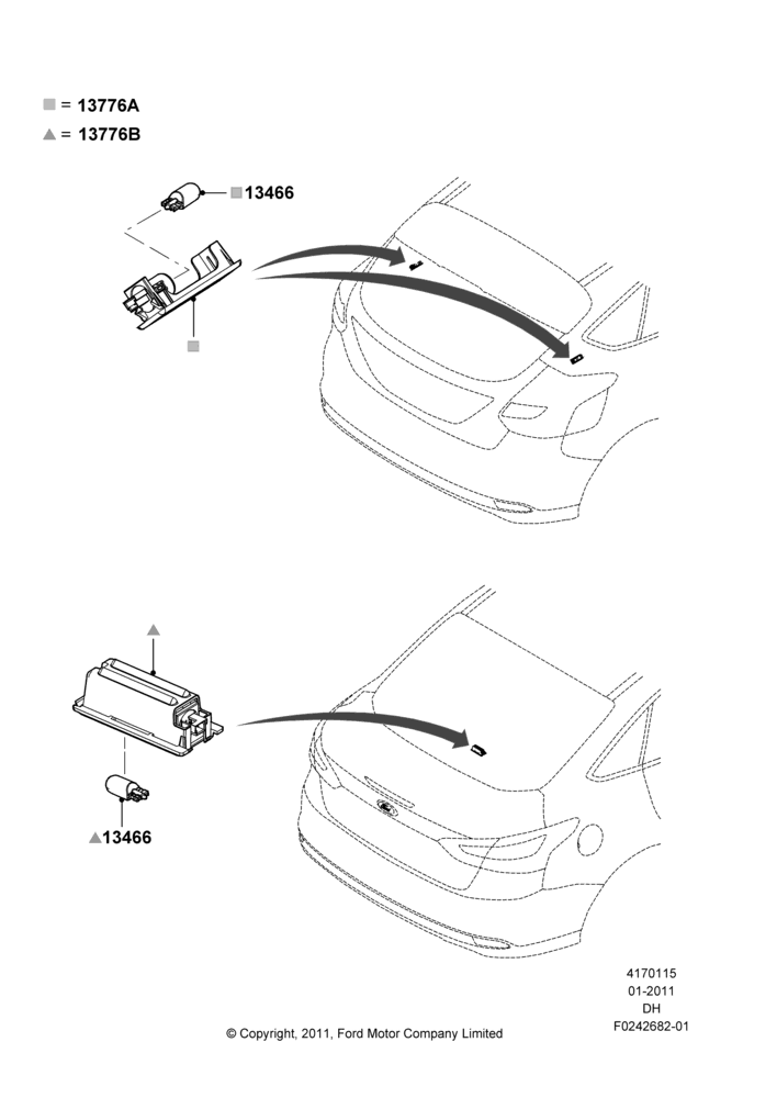 15F - Interior Lamps, Rear Cargo Lamp; 31/JAN/2011-04/MAY/2018