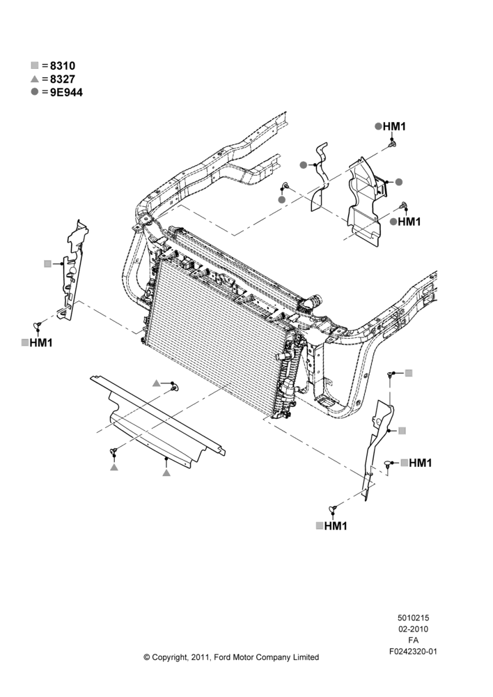 15B - Air Deflectors, 6.7L 4V V8 T/C Diesel; 22/FEB/2010-05/JUL/2016