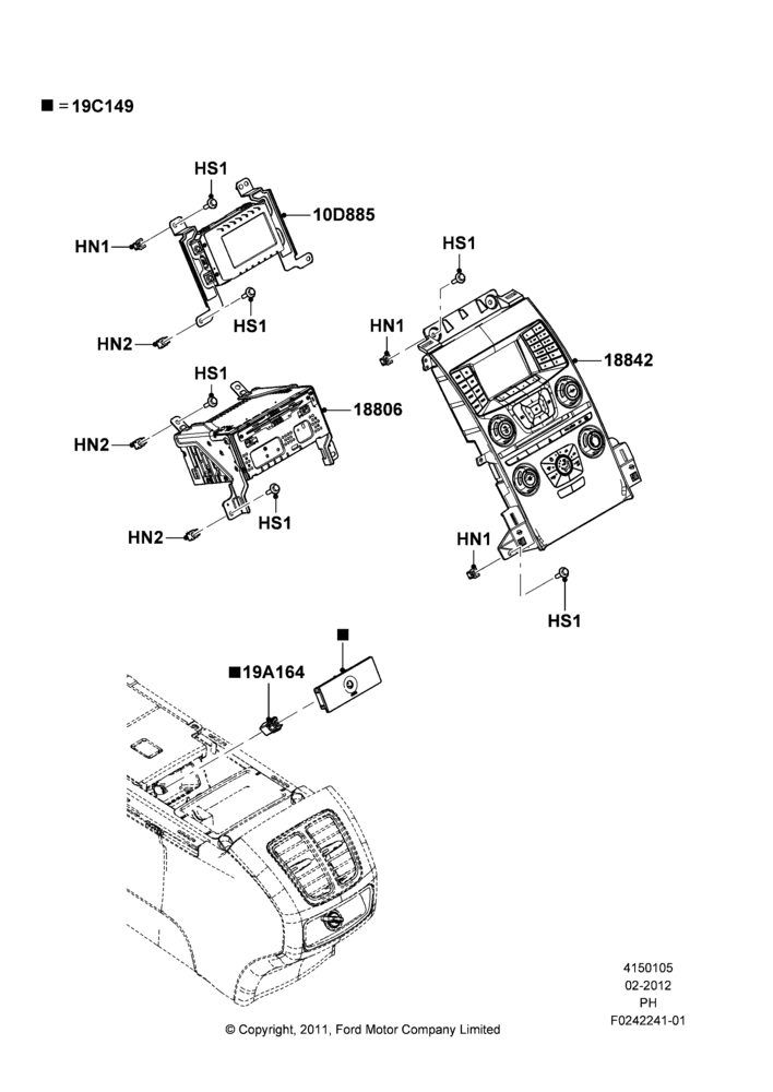 05F - Audio Equipment - Original Fit, Human Machine Interface 1; 06/FEB/2012-01/MAR/2019