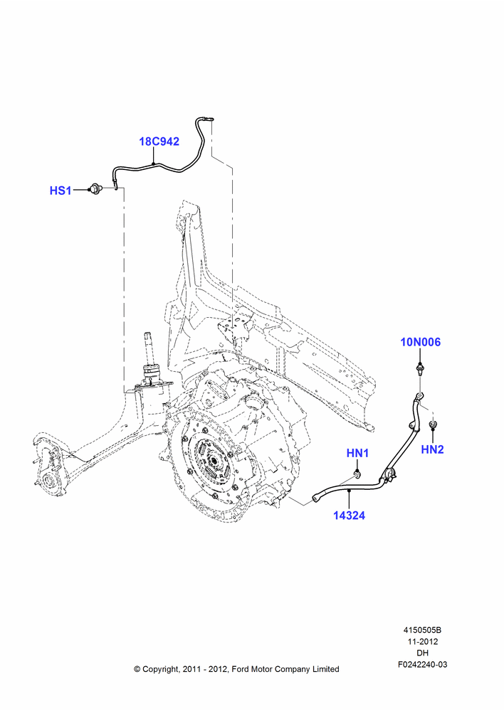 05B - Radio Suppression, 2.0L I4 DI TIVCT Petrol 160PS, 6 Speed Auto Transmission DPS6; 31/JAN/2011-04/MAY/2018