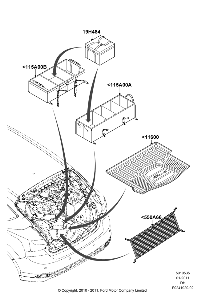 35XA - Load Compartment Trim, Accessory; 31/JAN/2011-08/DEC/2014