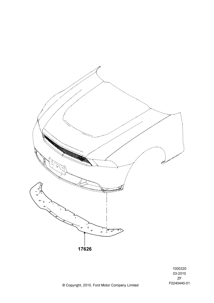 20R - Body Dress Up Kits - Front, Accessory, California Special Style Splitter; 22/MAR/2010-27/FEB/2012
