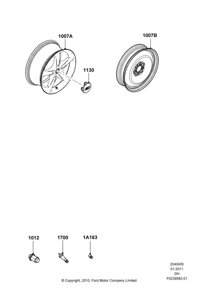 05D - Wheels, With 18" Wheels; 31/JAN/2011-30/JUL/2012