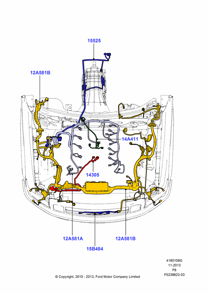 09G - Wiring - Engine And Transmission, 6.2L 16V OHC NA V8 Gas; 03/NOV/2010-23/DEC/2014