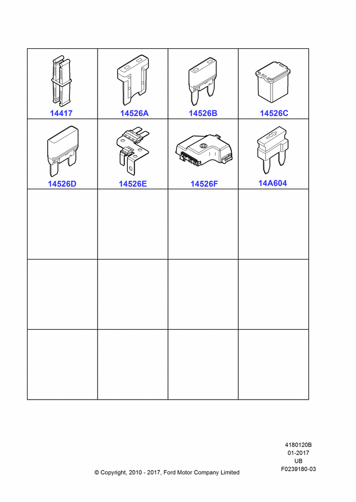 20B - Fuses, Holders and Circuit Breakers, Fuses, Circuit Breakers And Circuit Components; 04/OCT/2010-04/MAY/2015