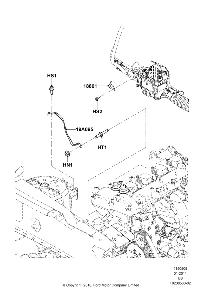 05B - Radio Suppression, 2.0L EcoBoost (240PS); 18/JUL/2011-03/MAR/2019