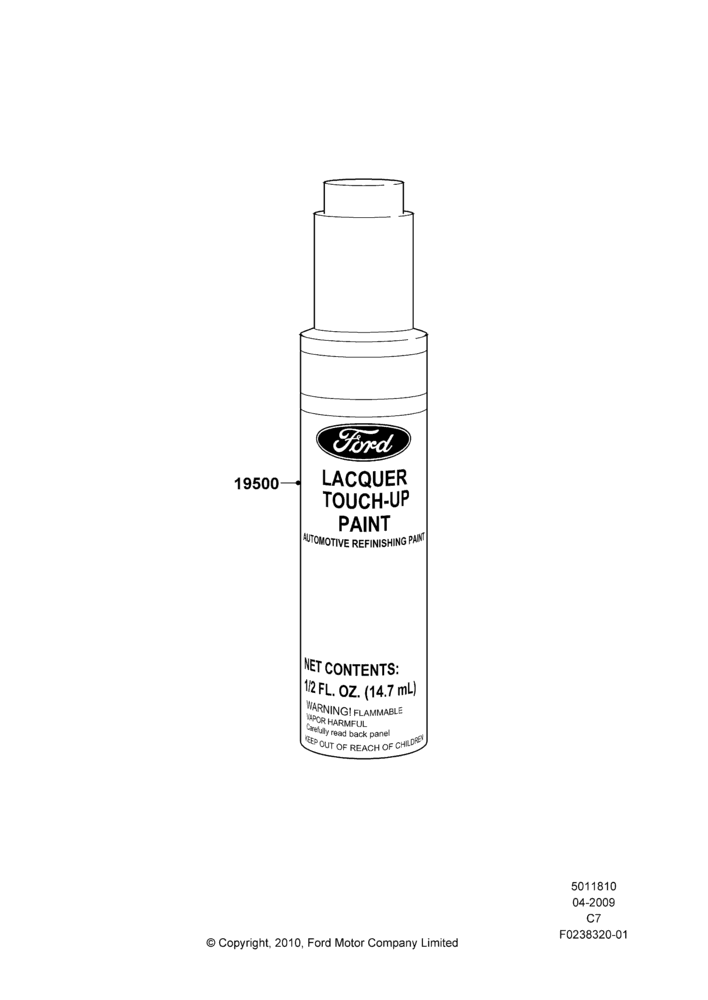 10 - Paint, (+)"CDN/PR/USA"; 01/APR/2009