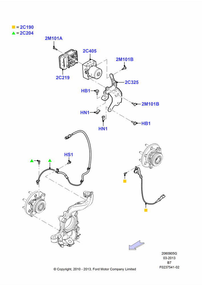 05G - Anti-Lock Braking System, With Roll Stability Control; 16/AUG/2010-11/AUG/2014