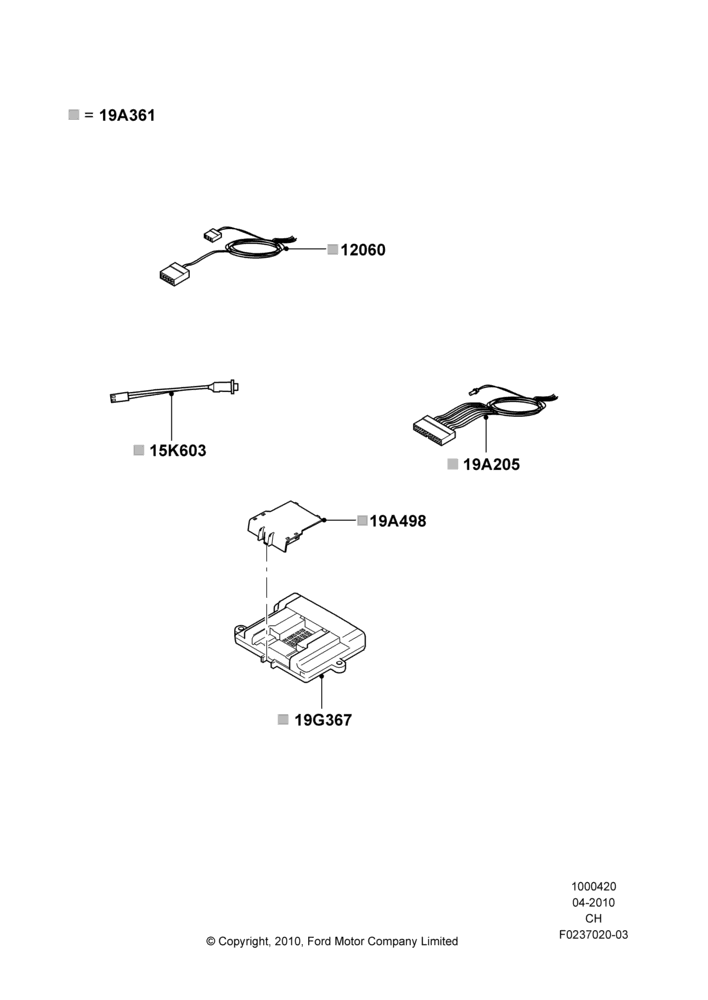 20XB - Accessory Anti-Theft Devices, Alarm Kit; 26/APR/2010-27/APR/2013