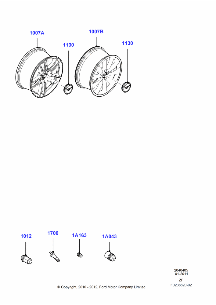 Wheels, 19X9 Fr/19X9.5 Rr-Alum Prm Pntd, 19X9 Fr/19X10 Rr Alum Prm Pntd