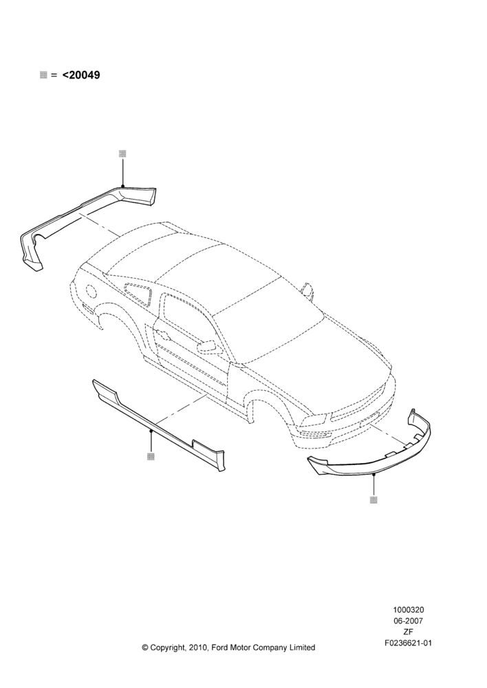 Body Dress Up Kits - Front, Base, Includes Front Fascia, Rear Fascia and Rocker Panels, Accessory, Set Of 4 Pieces