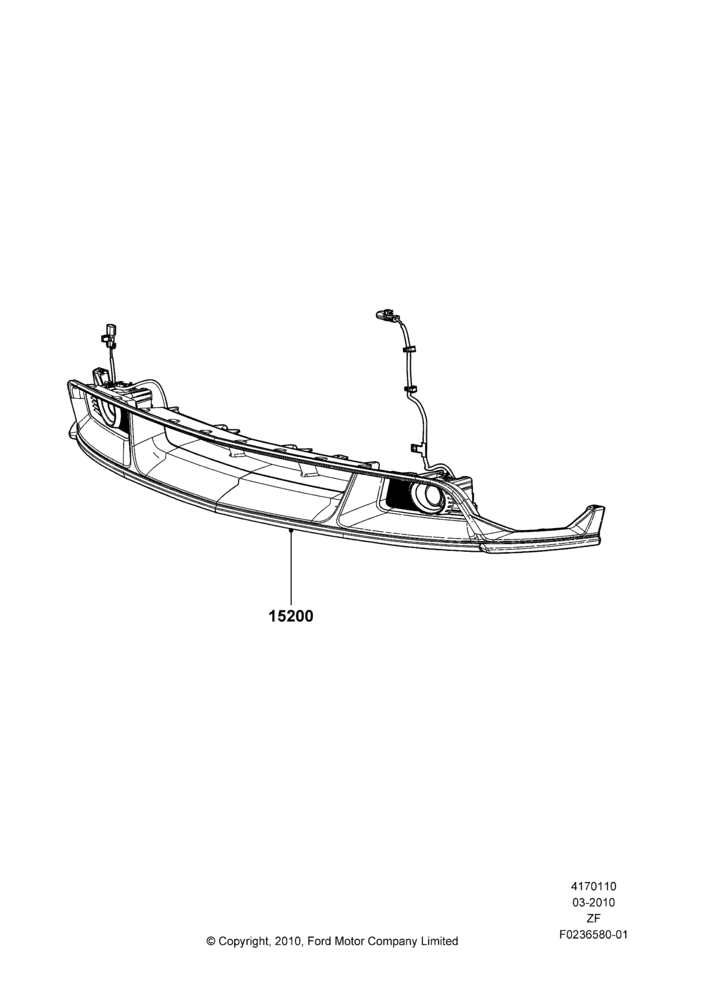 Front Fog Lamps, GT, Less Appearance Group, Accessory