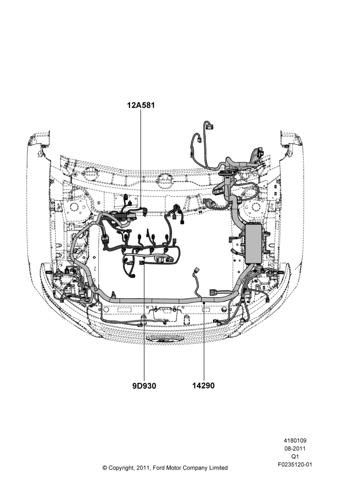 09E - Wiring - Engine And Transmission, Ford Series, 2.0L EcoBoost (240PS); 08/AUG/2011-24/DEC/2014