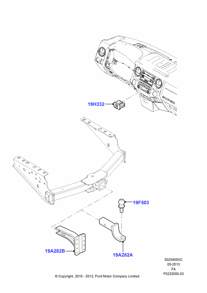 05XC - Tow Bar, Accessory; 22/FEB/2010-17/MAR/2014