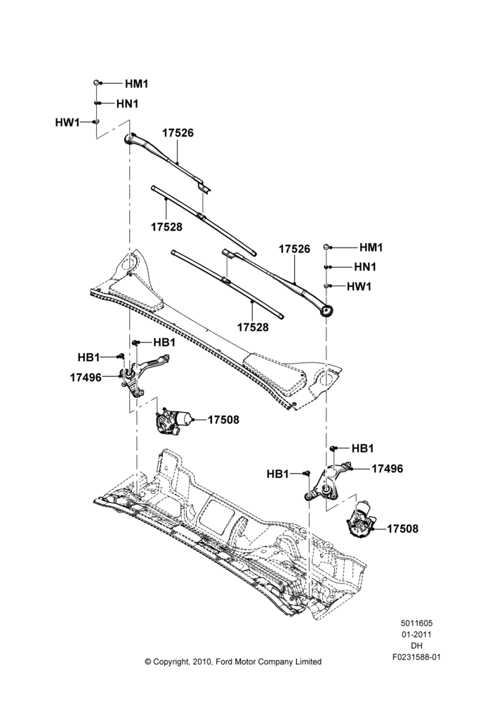 05 - Windshield Wiper; 31/JAN/2011-04/MAY/2018