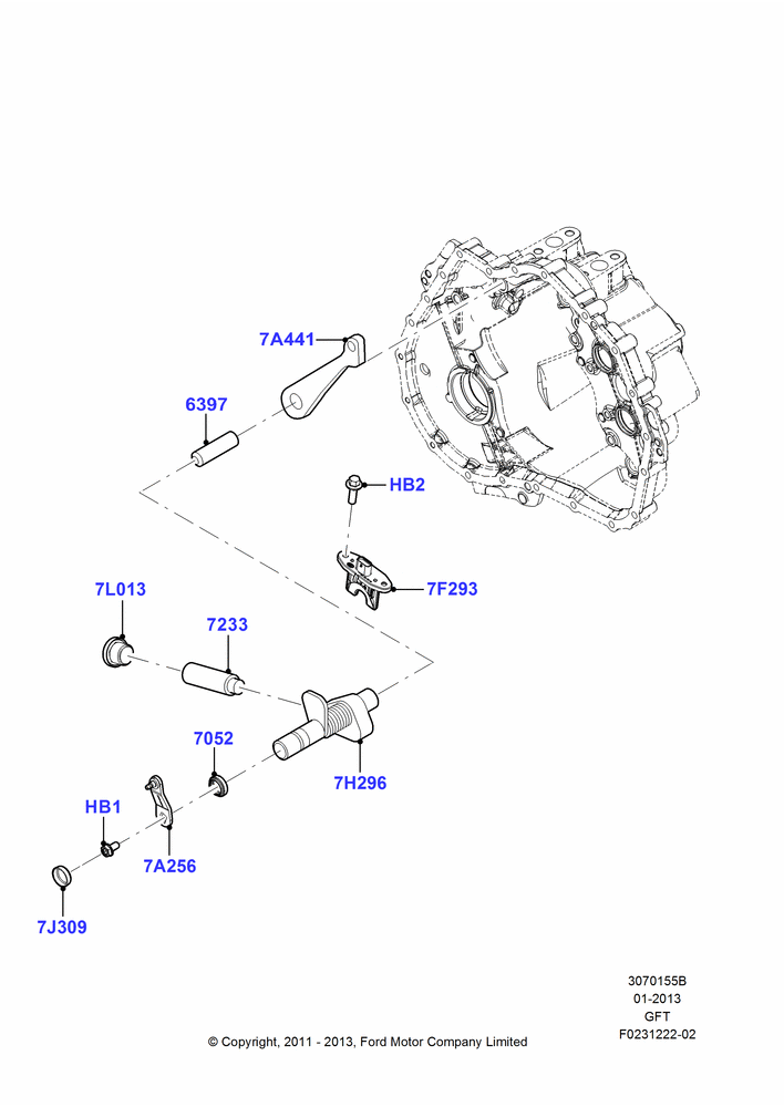 Transmission Control Mechanisms, 6 Speed Auto Transmission DPS6
