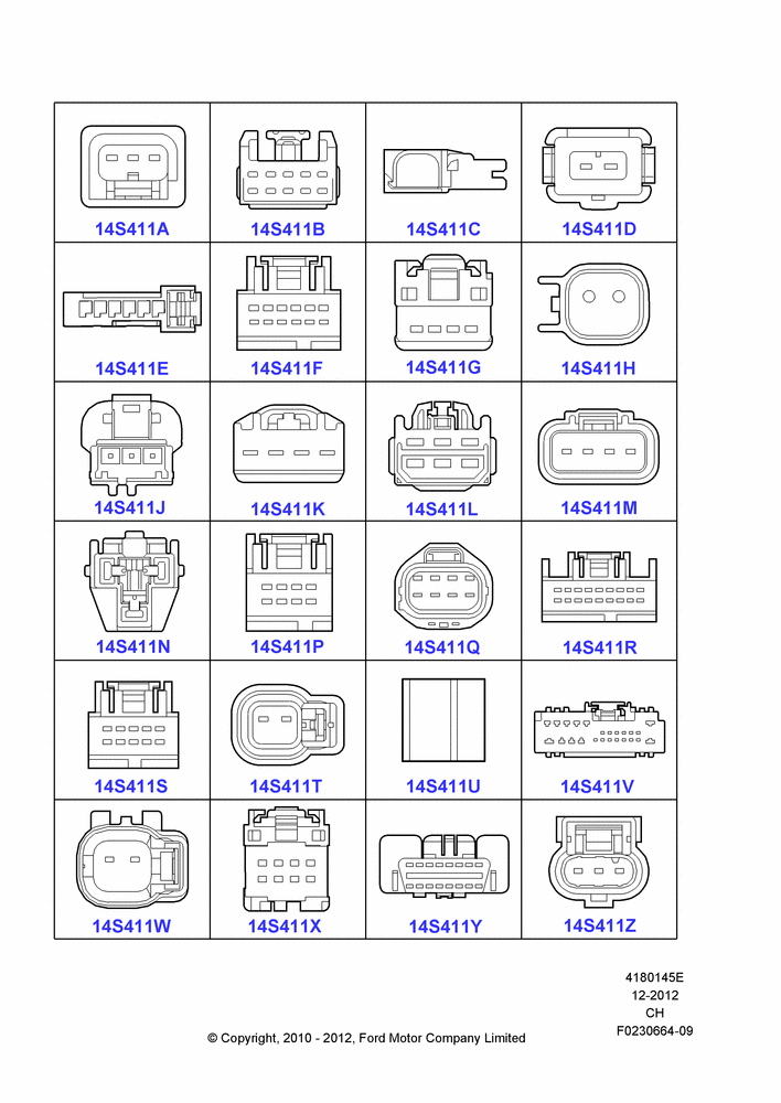 45E - Pigtail Wiring Kits, Miscellaneous, Page A; 26/APR/2010-27/APR/2013