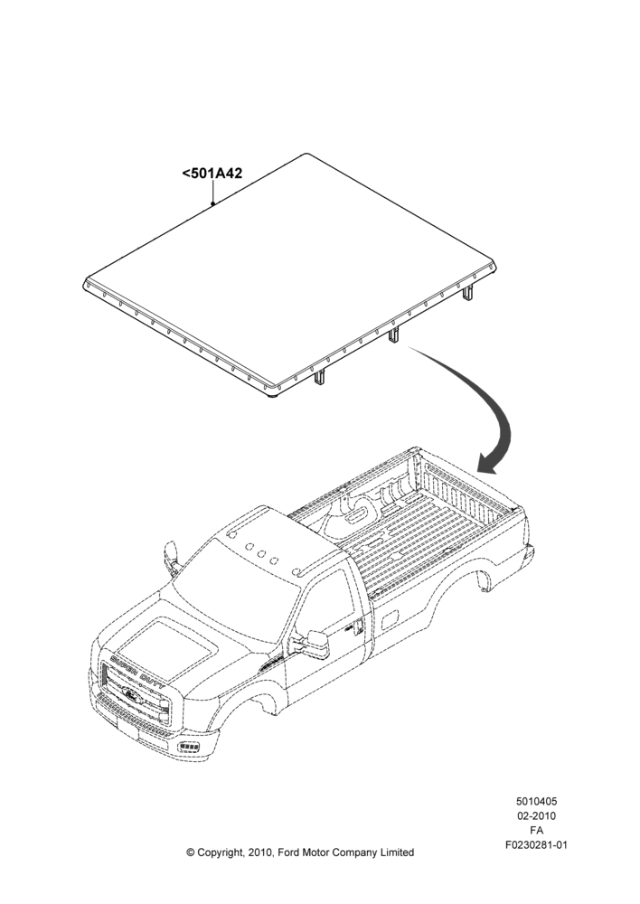 05XC - Pick Up Box/Tailgate and Tonneau, Soft Tonneau Cover; 22/FEB/2010-05/JUL/2016