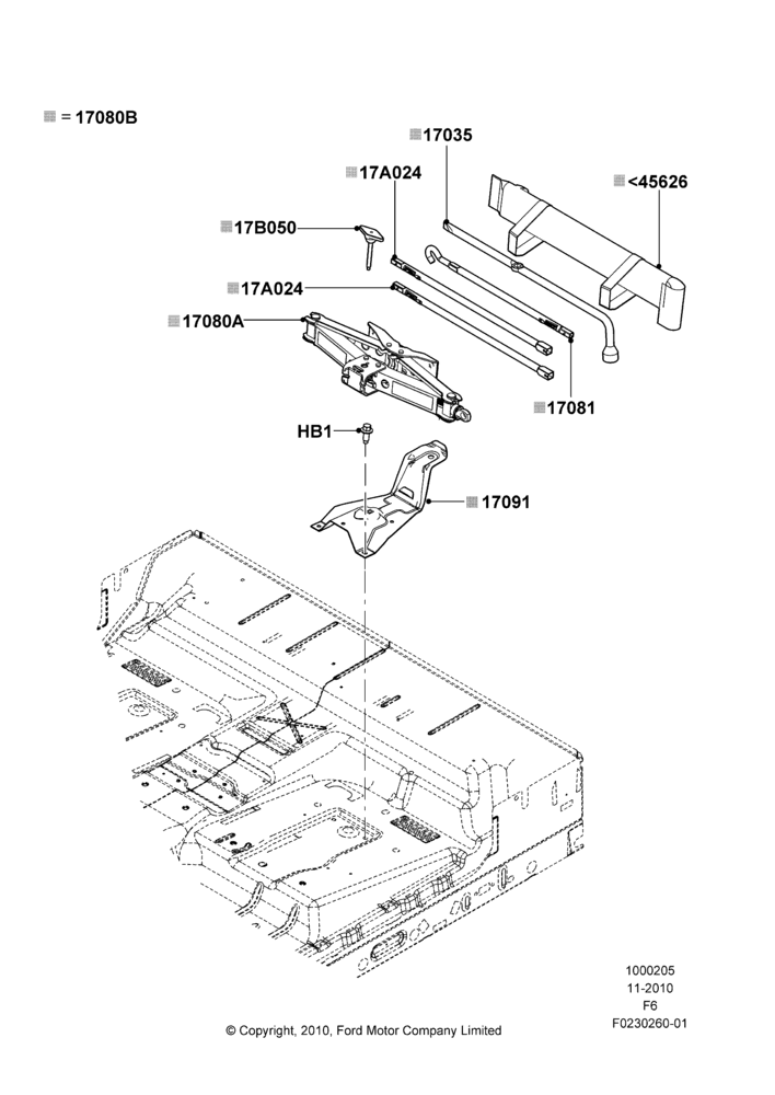 05F - TOOLS, Regular Cab; 03/NOV/2010-23/DEC/2014