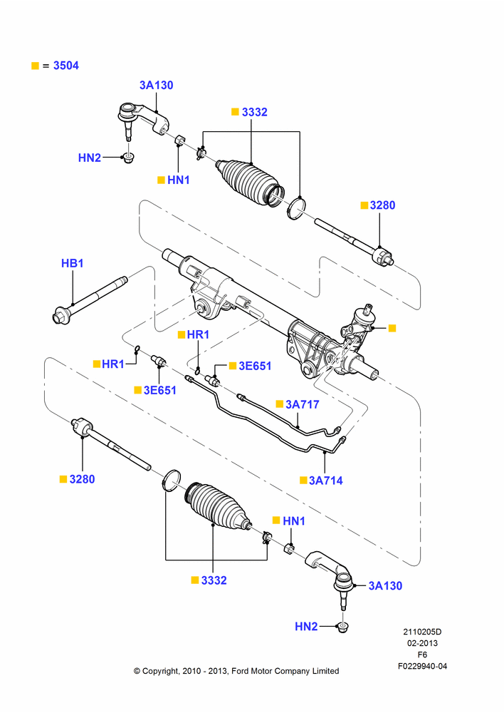 05D - Steering Gear, Hydraulic Pwr Steering-Speed Sensor; 03/NOV/2010-23/DEC/2014