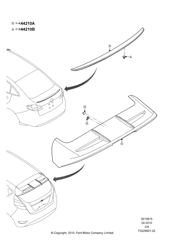 15XA - Spoiler and Related Parts, Accessory; 26/APR/2010-27/APR/2013