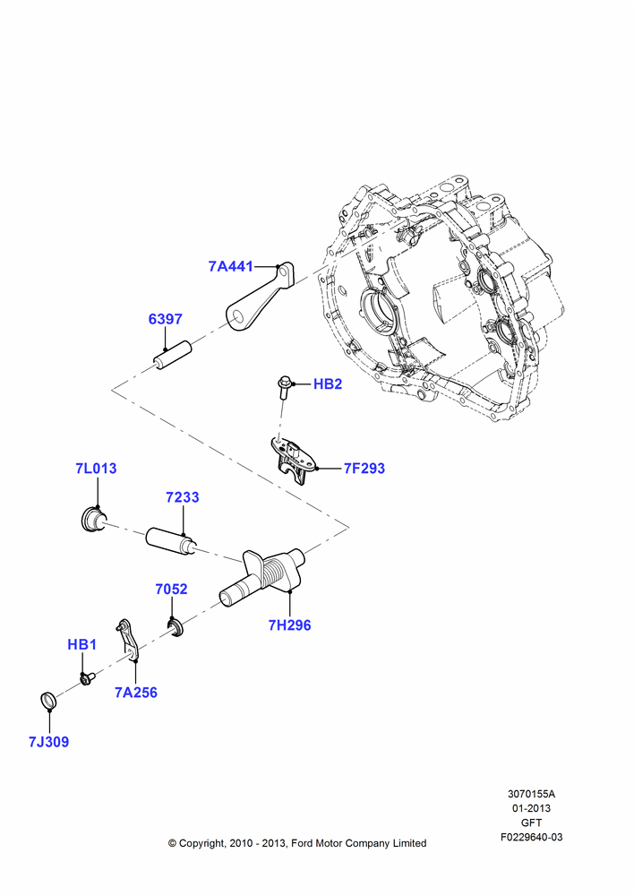 Transmission Control Mechanisms, 6 Speed Auto Trans GFT DPS6
