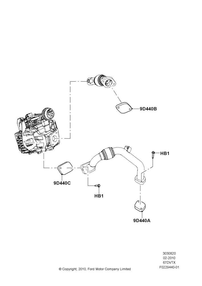 Exhaust Gas Recirculation, (-)"CDN/MEX/USA", 6.7L 4V V8 T/C Diesel, High Sulfur Diesel Fuel Content