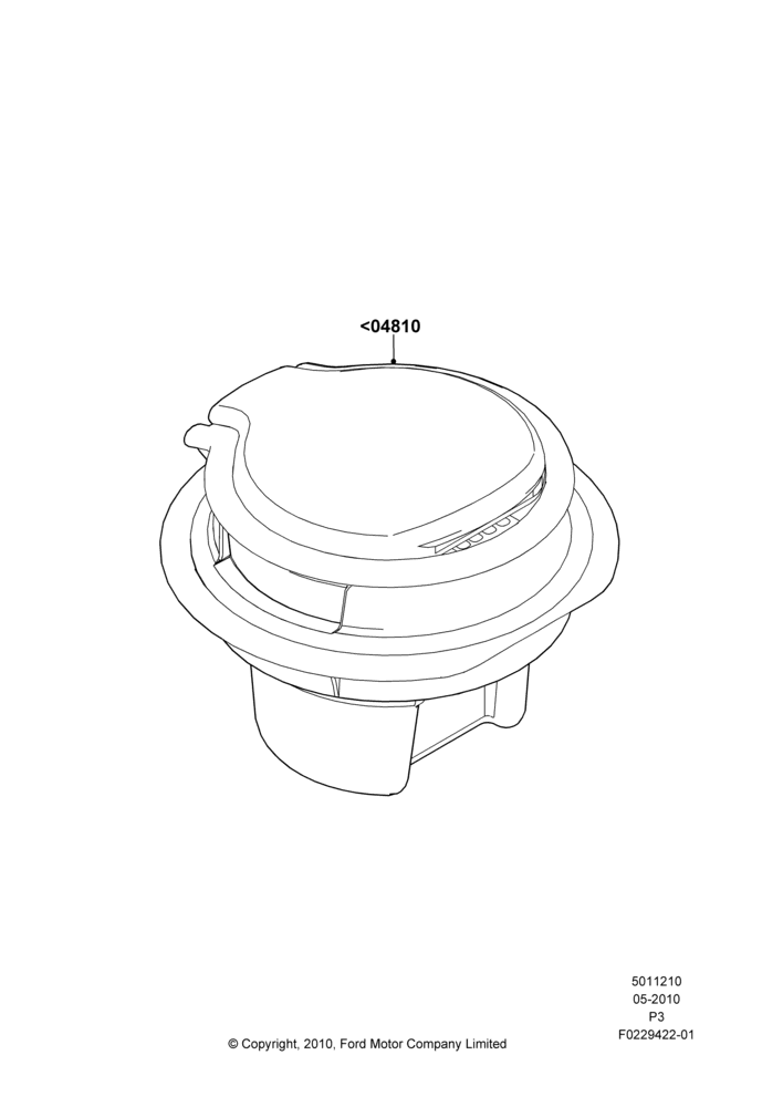 10XB - Console - Floor, Accessory Smokers Pack; 10/MAY/2010