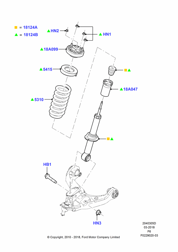 05D - Front Suspension Struts and Springs, (-) SVT; 06/JUL/2009-28/OCT/2013