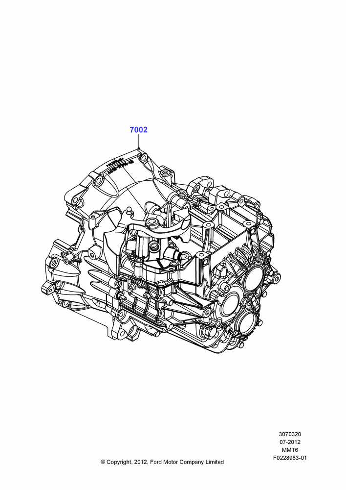 20C - Manual Transaxle Gearshift, 6-Speed Manual Transaxle - MMT6; 30/JUL/2012-04/MAY/2018