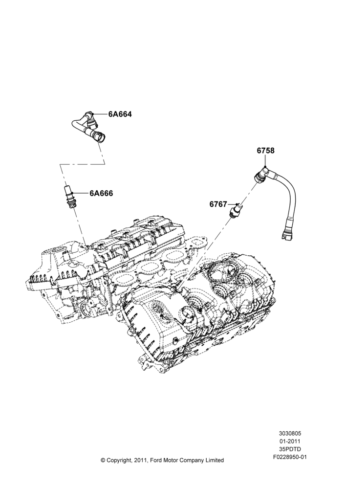 05C - Emission Control - Crankcase, 3.5L V6 Gas DOHC TIVCT; 03/JAN/2011-23/DEC/2014
