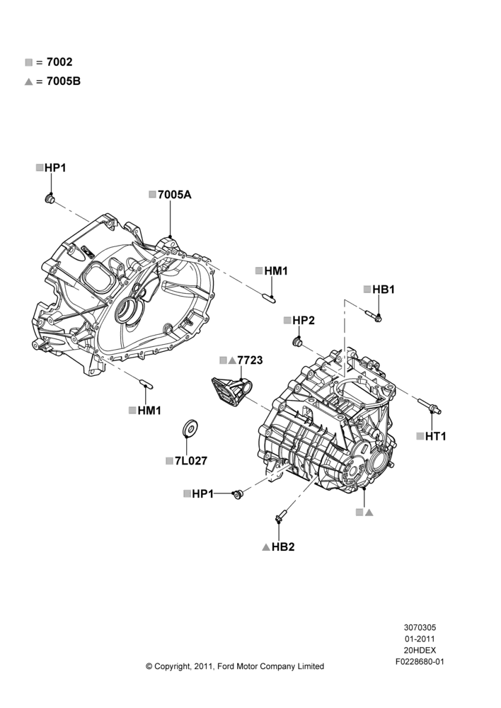 05E - Manual Transmission and Case, 5-Speed Manual Trans - MTX75; 31/JAN/2011-04/MAY/2018
