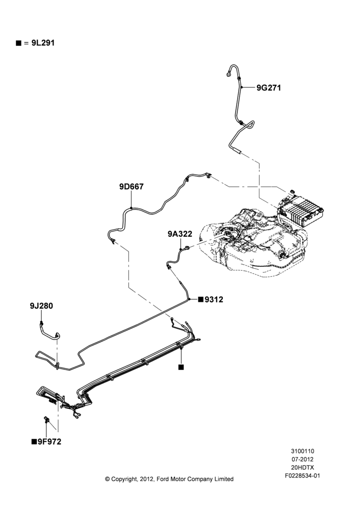 10A - Fuel Lines, 2.0L EcoBoost (240PS); 30/JUL/2012-04/MAY/2018