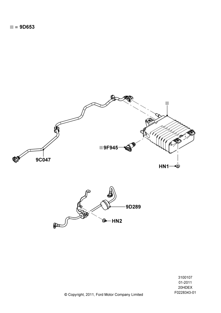 07E - Fuel Vapour System, 2.0L I4 DI TIVCT Petrol 160PS; 31/JAN/2011-04/MAY/2018