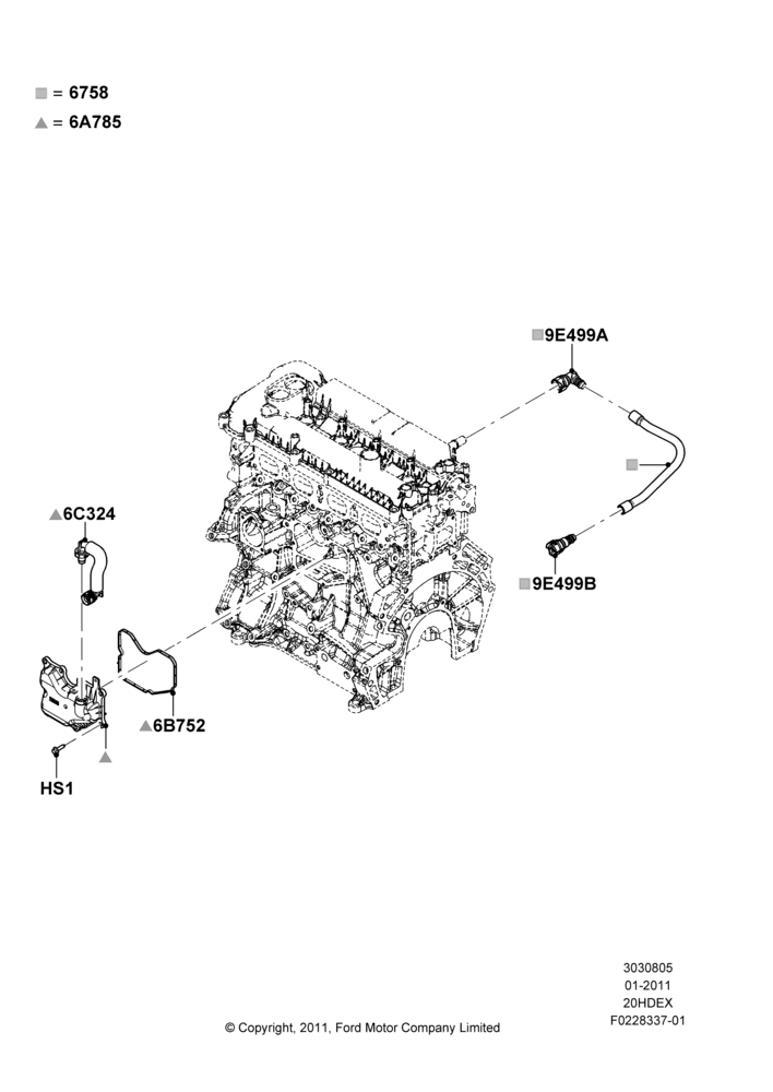 05C - Emission Control - Crankcase, 2.0L I4 DI TIVCT Petrol 160PS; 31/JAN/2011-04/MAY/2018